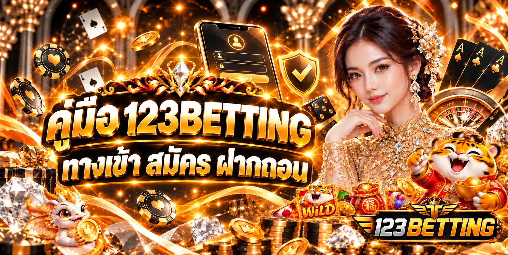 123BETTING คู่มือมือถือ ทางเข้า สมัคร ฝากถอน